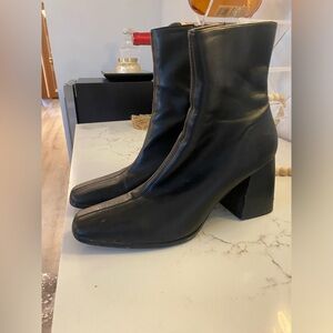 Black Heeled Booties